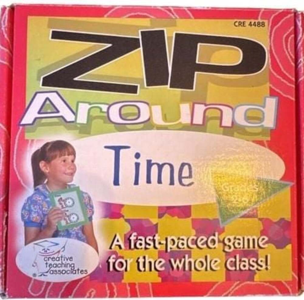 Creative Teaching Associates Zip Around Time Educational Card Game
